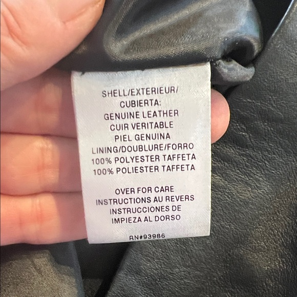 Leather Casual Corner Annex Black Skirt - Picture 4 of 4